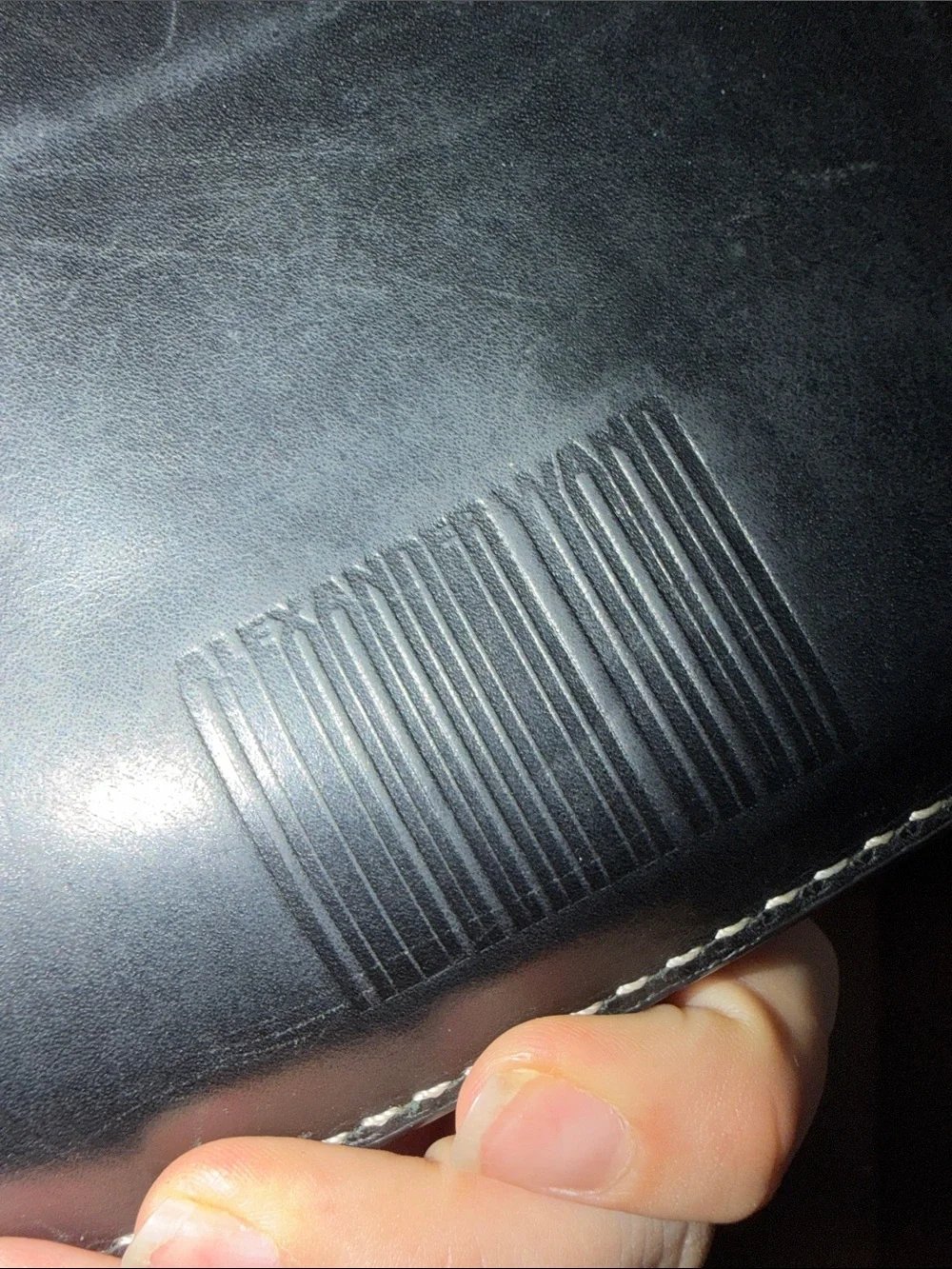 Alexander Wang Black 2 tone Leather Zip Pouch wallet